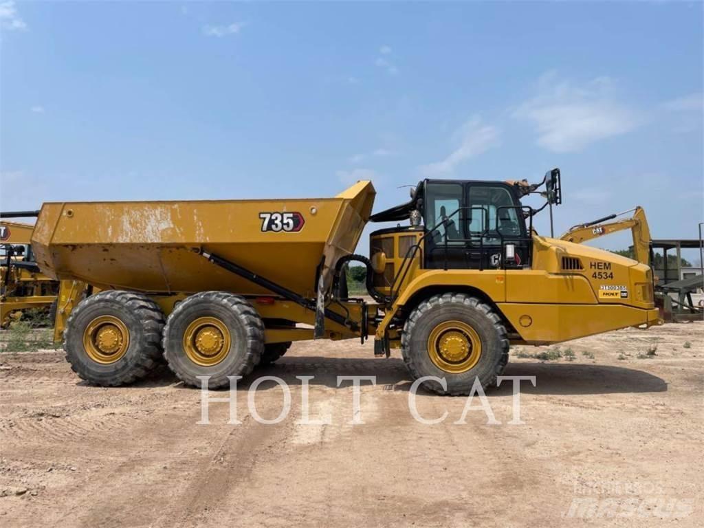 CAT 735 Rammestyrte Dumpere