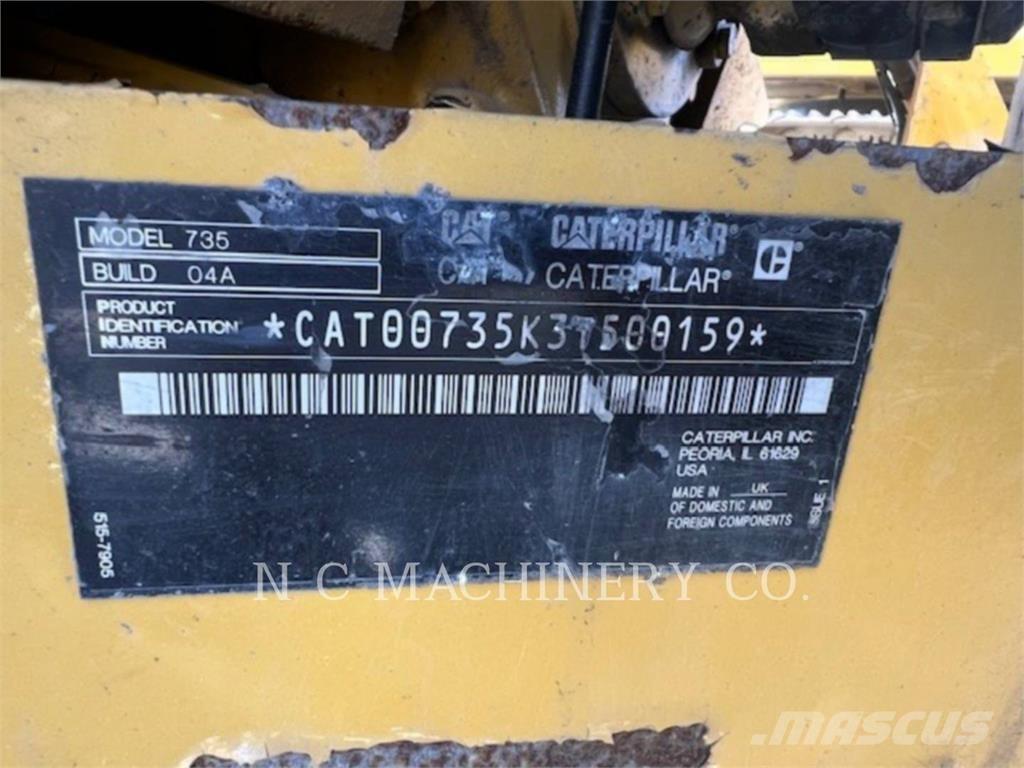 CAT 735 Rammestyrte Dumpere