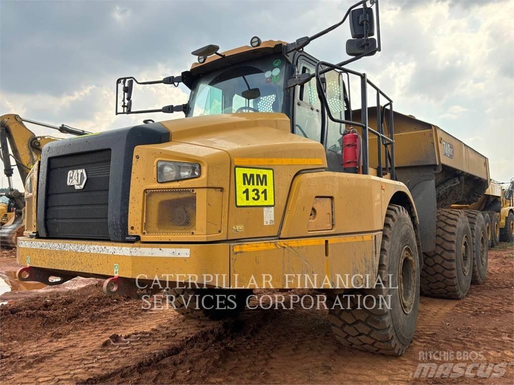 CAT 740-04GC Rammestyrte Dumpere