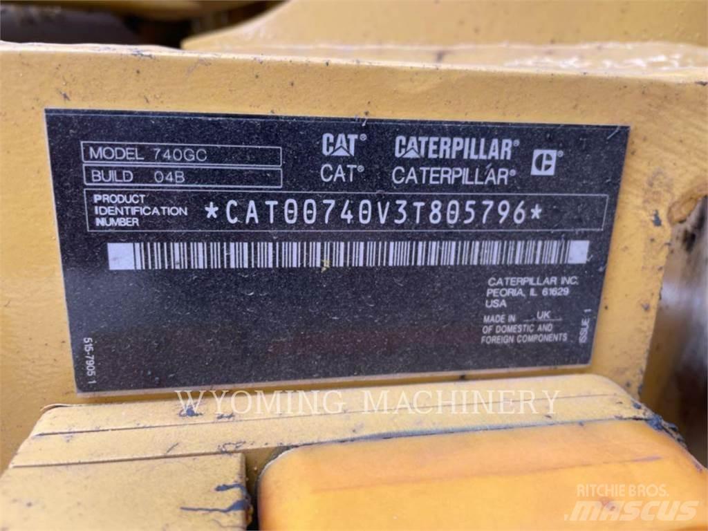 CAT 740 GC Rammestyrte Dumpere