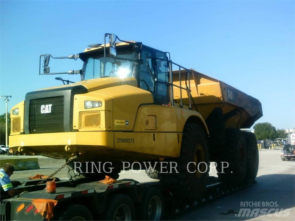 CAT 740GCTG Rammestyrte Dumpere