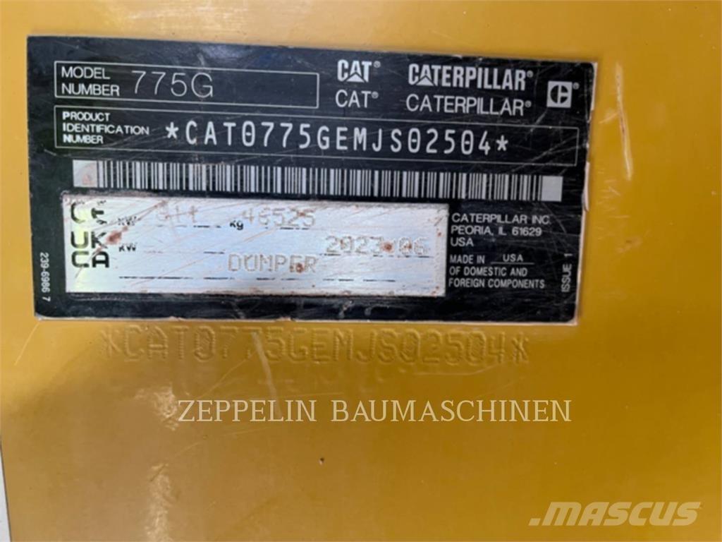 CAT 775G Rammestyrte Dumpere