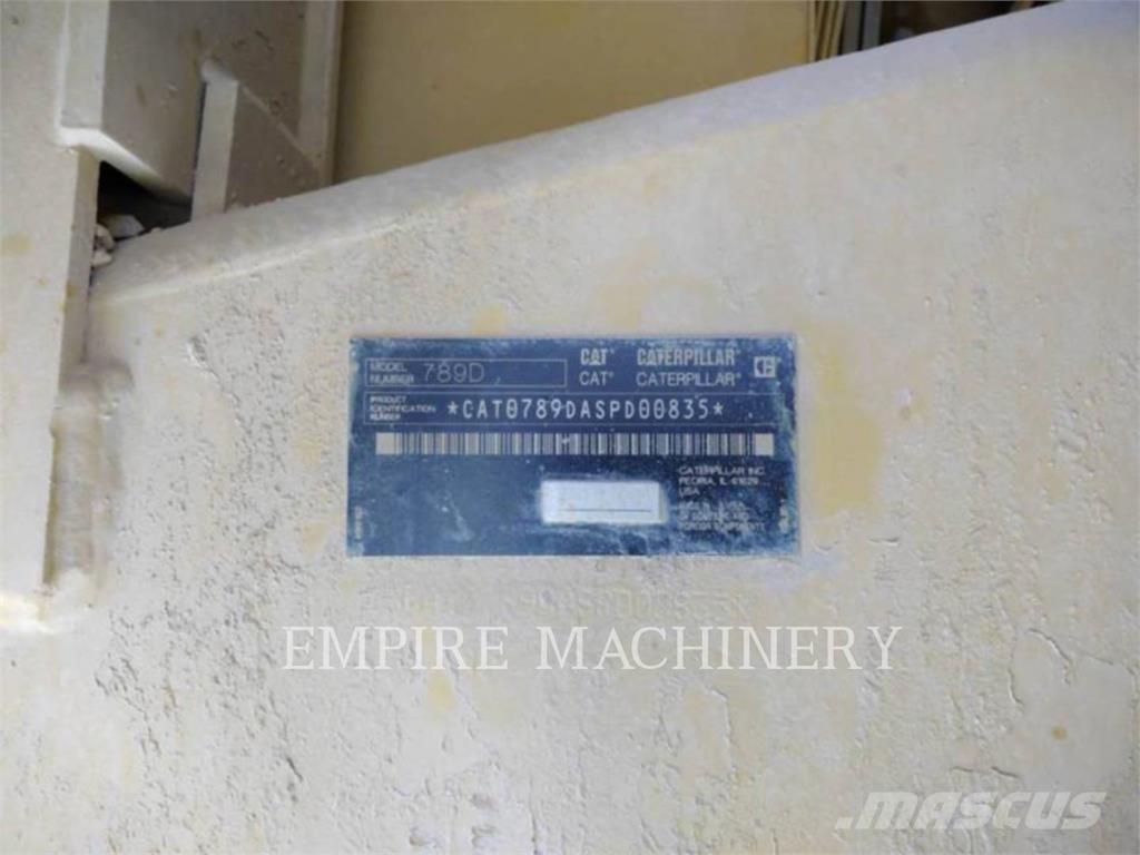 CAT 789D Rammestyrte Dumpere