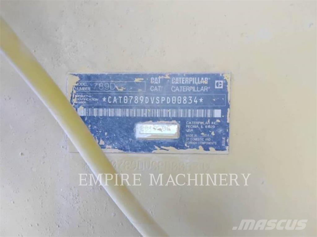CAT 789D Rammestyrte Dumpere