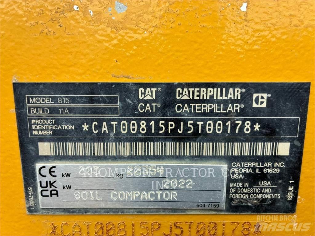 CAT 815 Hjullaster til komprimering