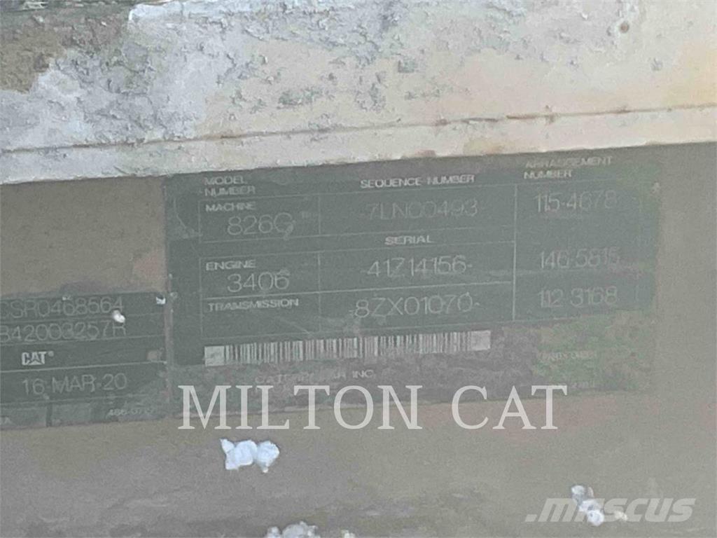 CAT 826G Hjullaster til komprimering