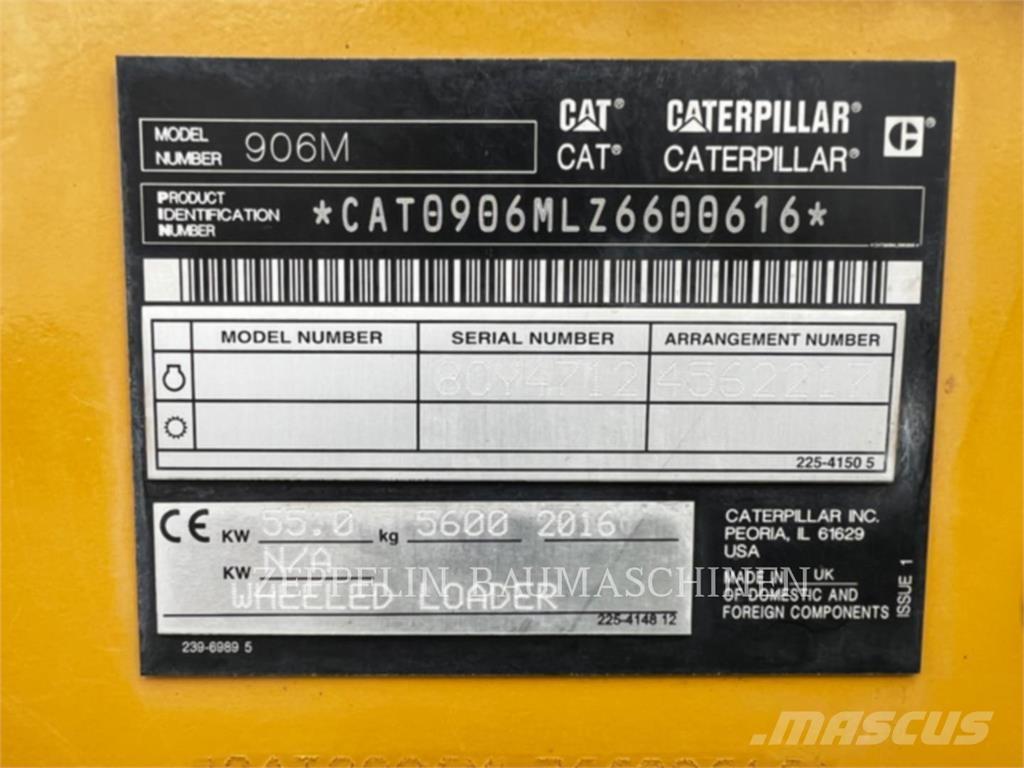 CAT 906M Hjullastere