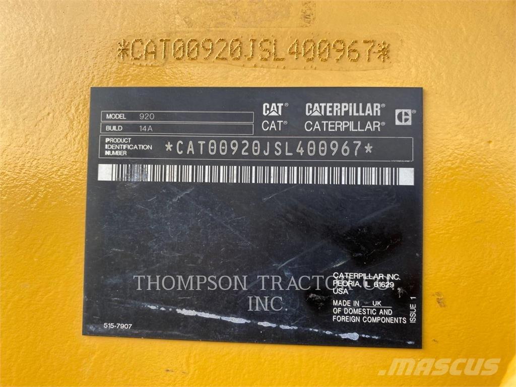 CAT 920 Hjullastere