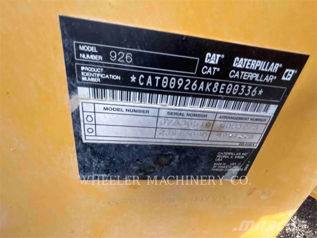 CAT 926 QC Hjullastere