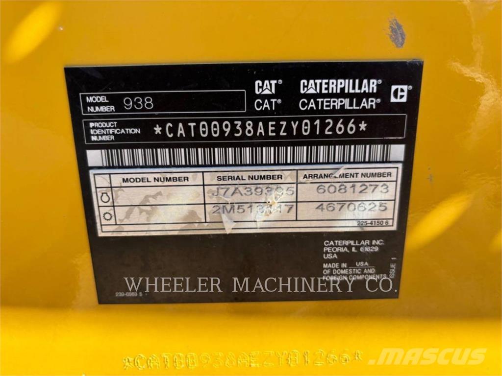 CAT 938 QC Hjullastere