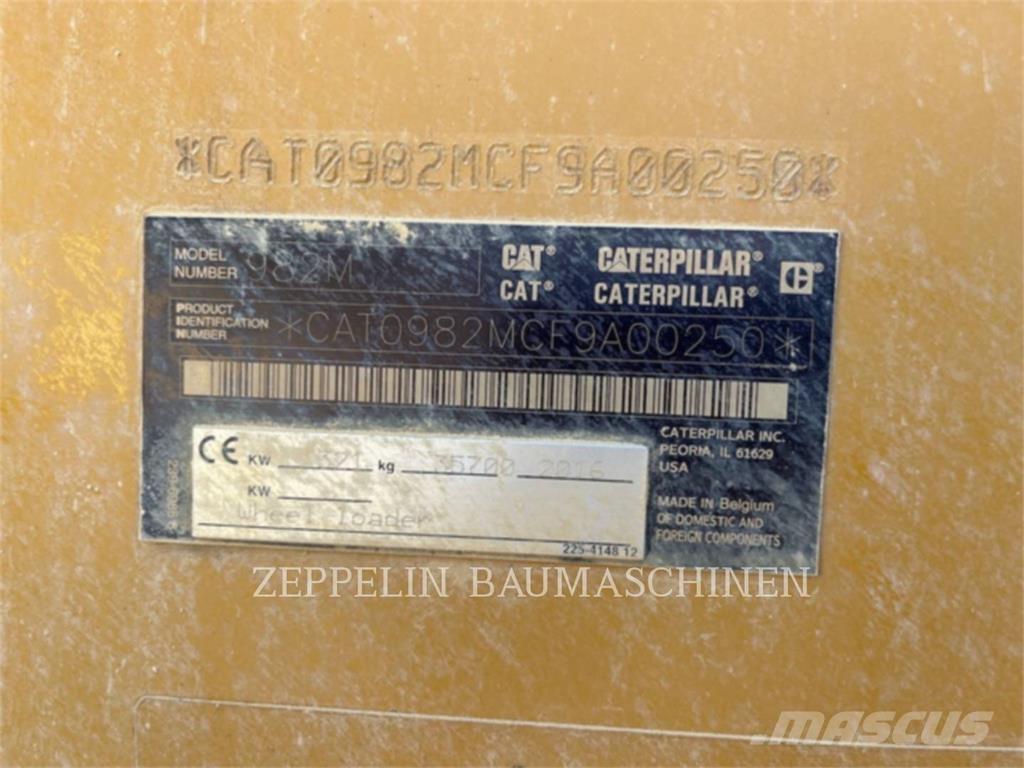 CAT 982M Hjullastere
