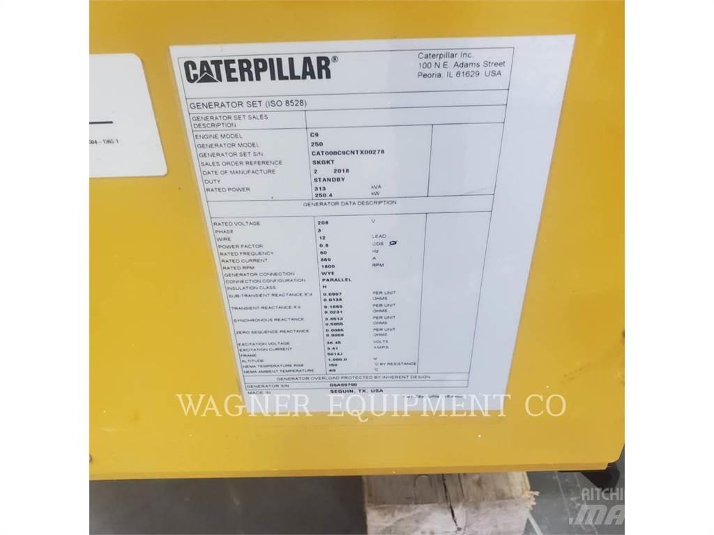 CAT C 9 Diesel Generatorer