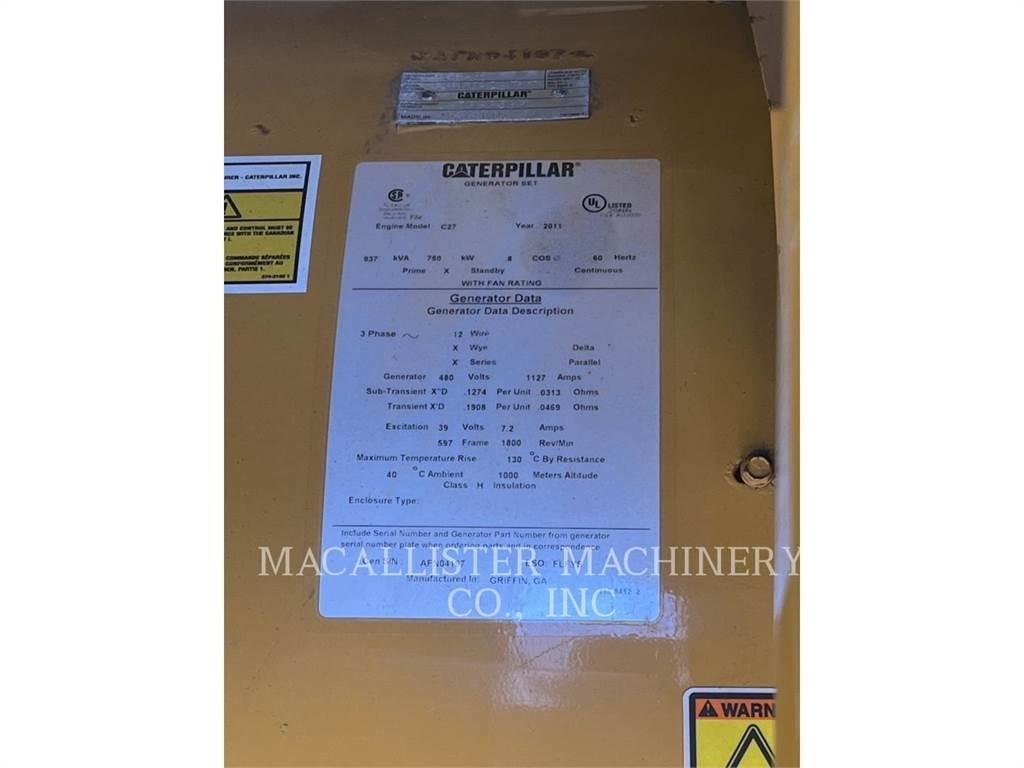 CAT C27 Diesel Generatorer