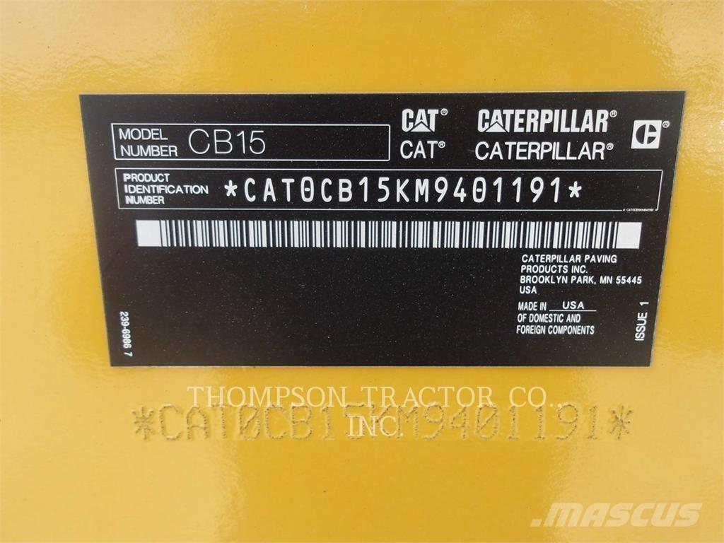 CAT CB 15 Tandem Valser