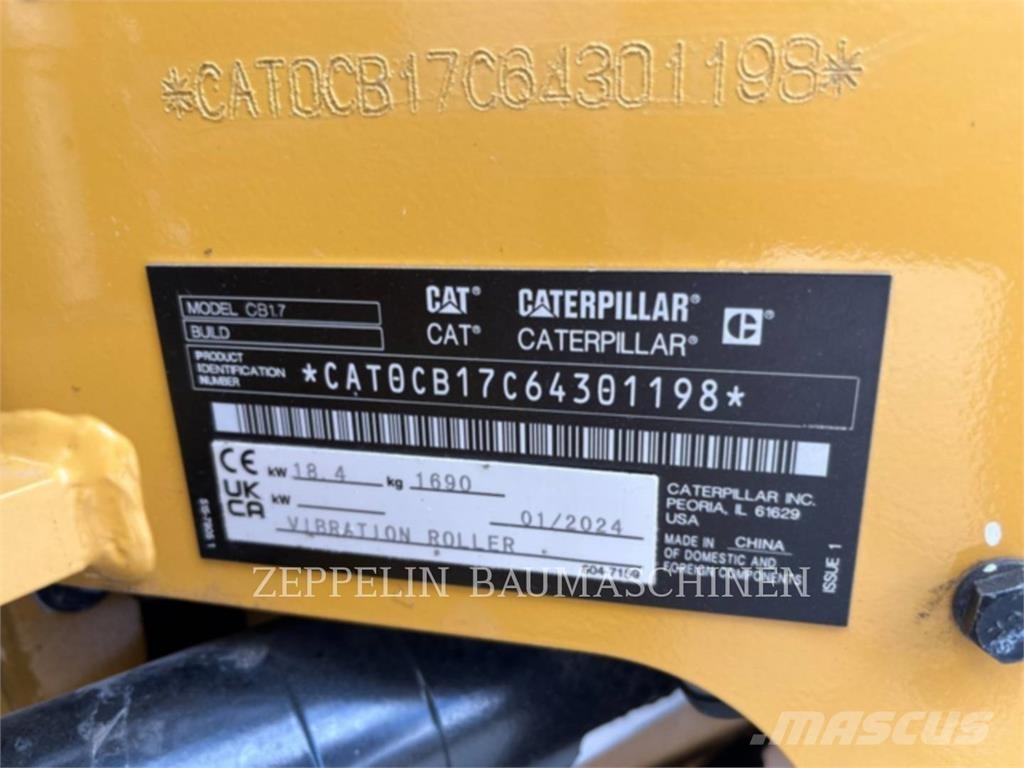 CAT CB1.7 Hjullaster til komprimering