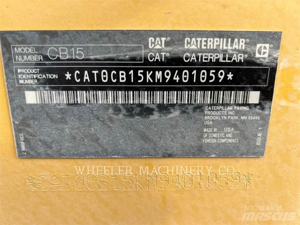 CAT CB15 CW VV Tandem Valser