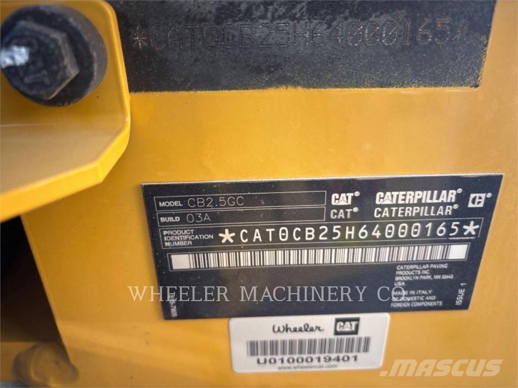 CAT CB2.5 GC Tandem Valser