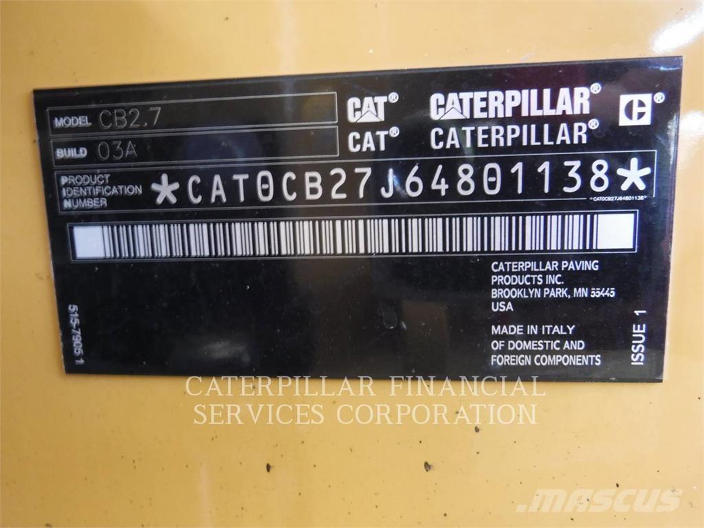 CAT CB2.703 Tandem Valser
