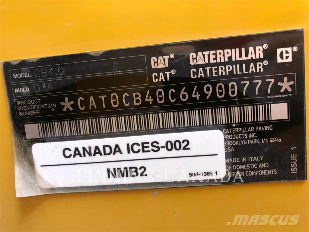 CAT CB4.0-03 Hjullaster til komprimering