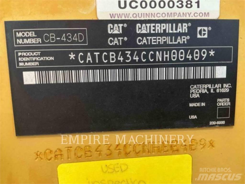 CAT CB434D Tandem Valser