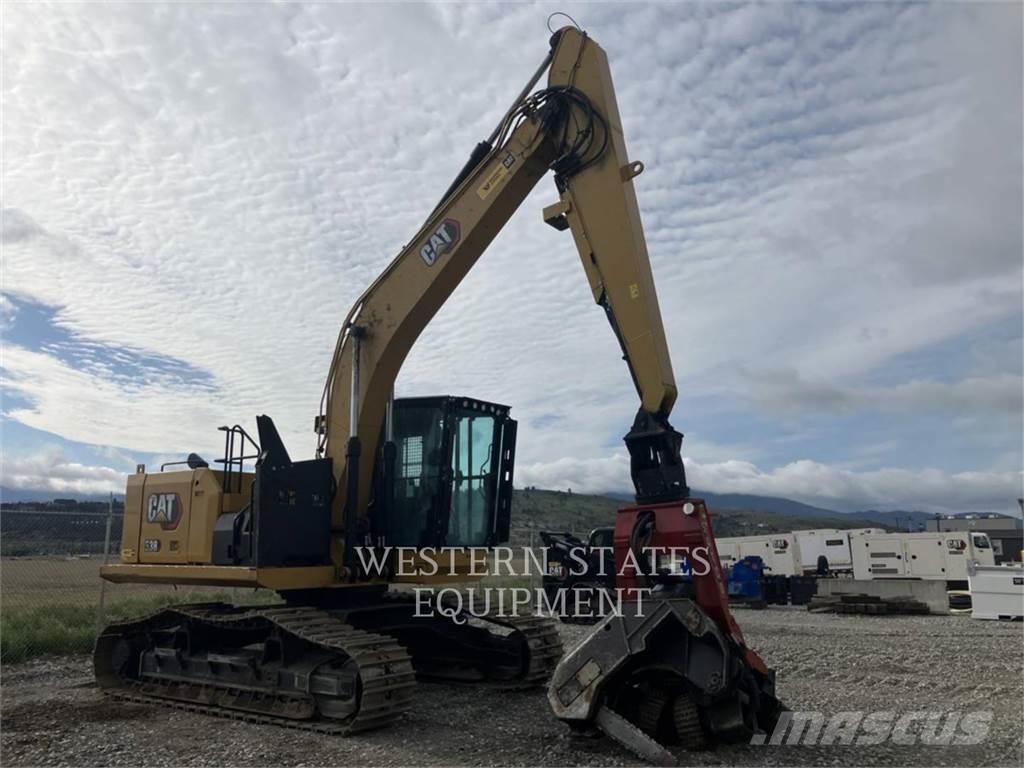 CAT FM538 Traktor med skogsutstyr