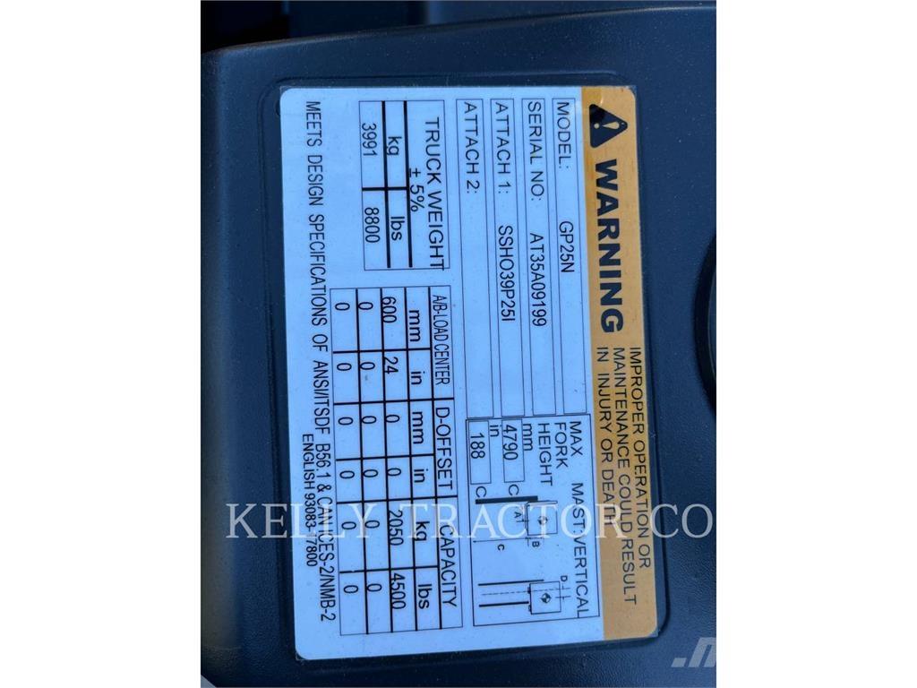 CAT GP25N Gaffeltrucker - Annet