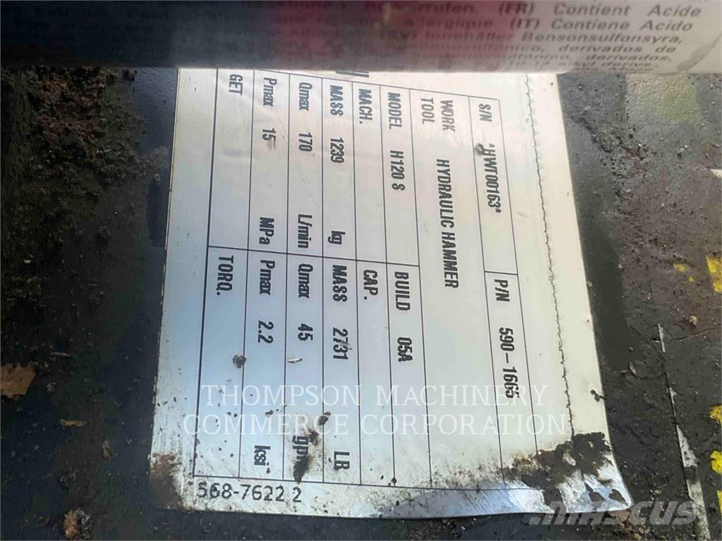 CAT H120ES Hydrauliske hammere