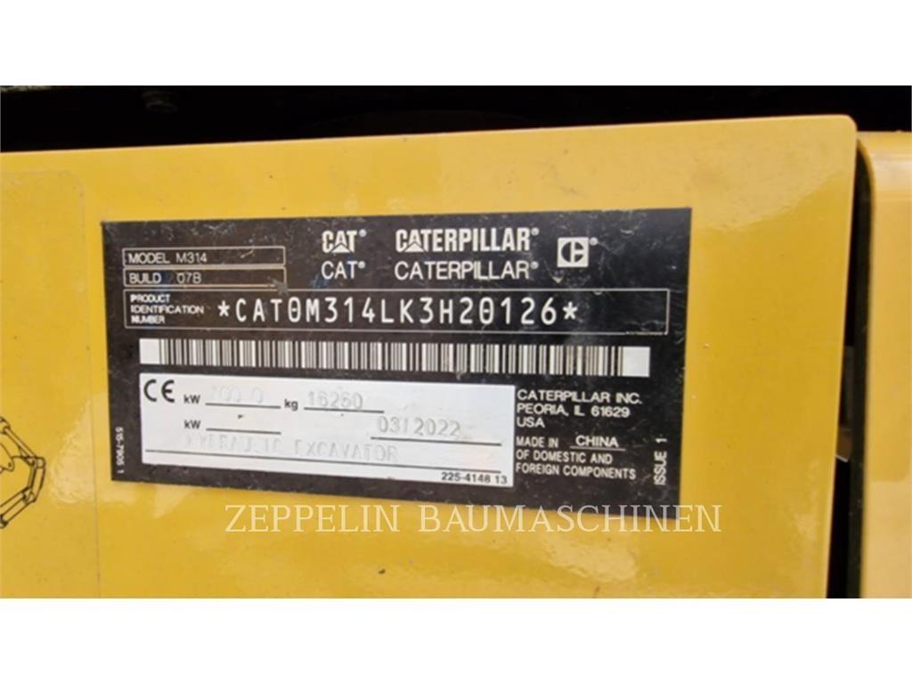 CAT M314-07A Hjulgravere