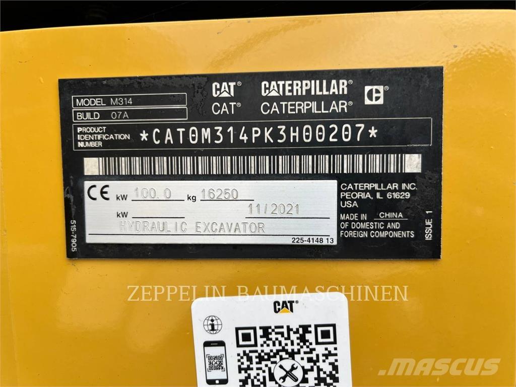 CAT M314-07A Hjulgravere