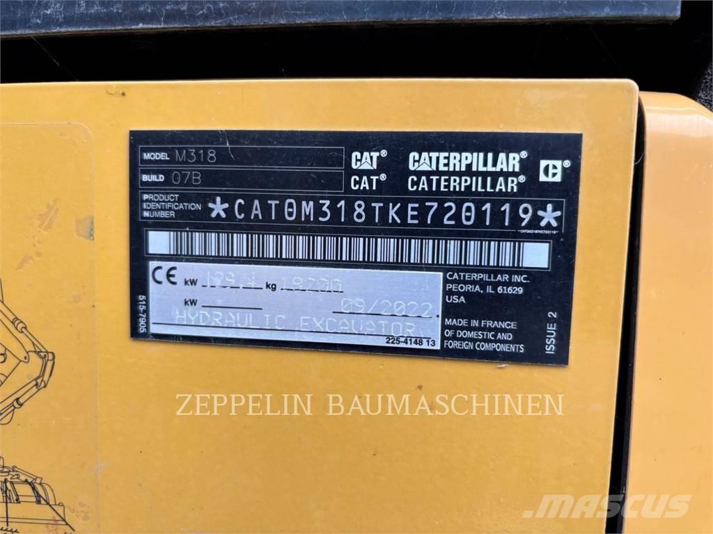 CAT M318-07A Hjulgravere