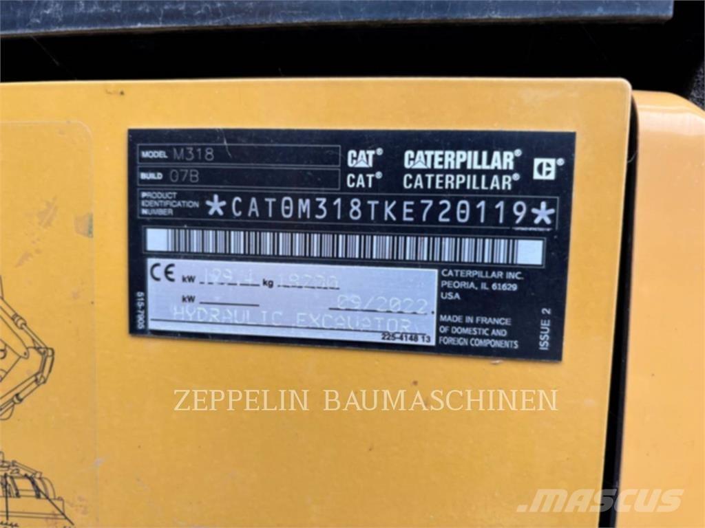 CAT M318-07A Hjulgravere