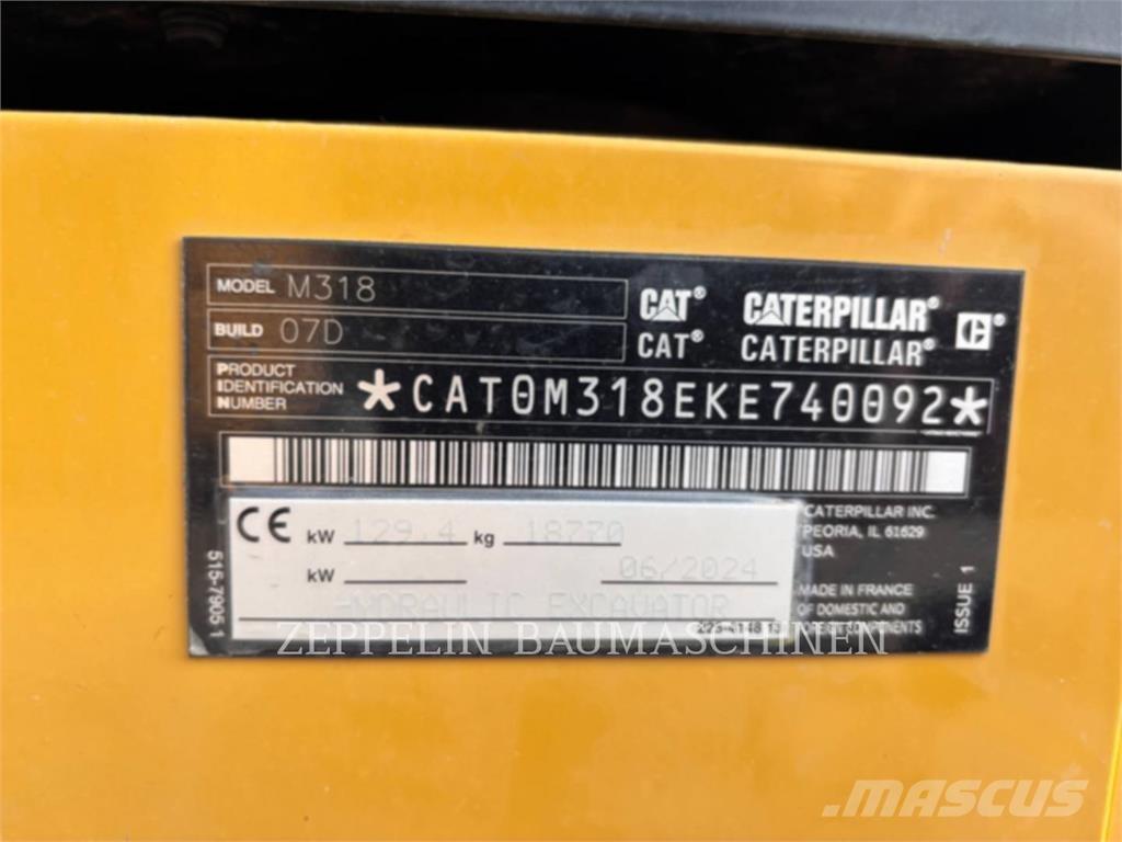 CAT M318-07A Hjulgravere