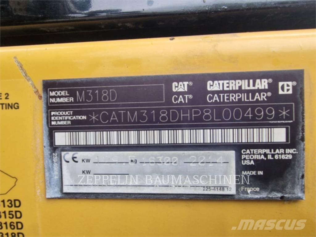 CAT M318D Hjulgravere