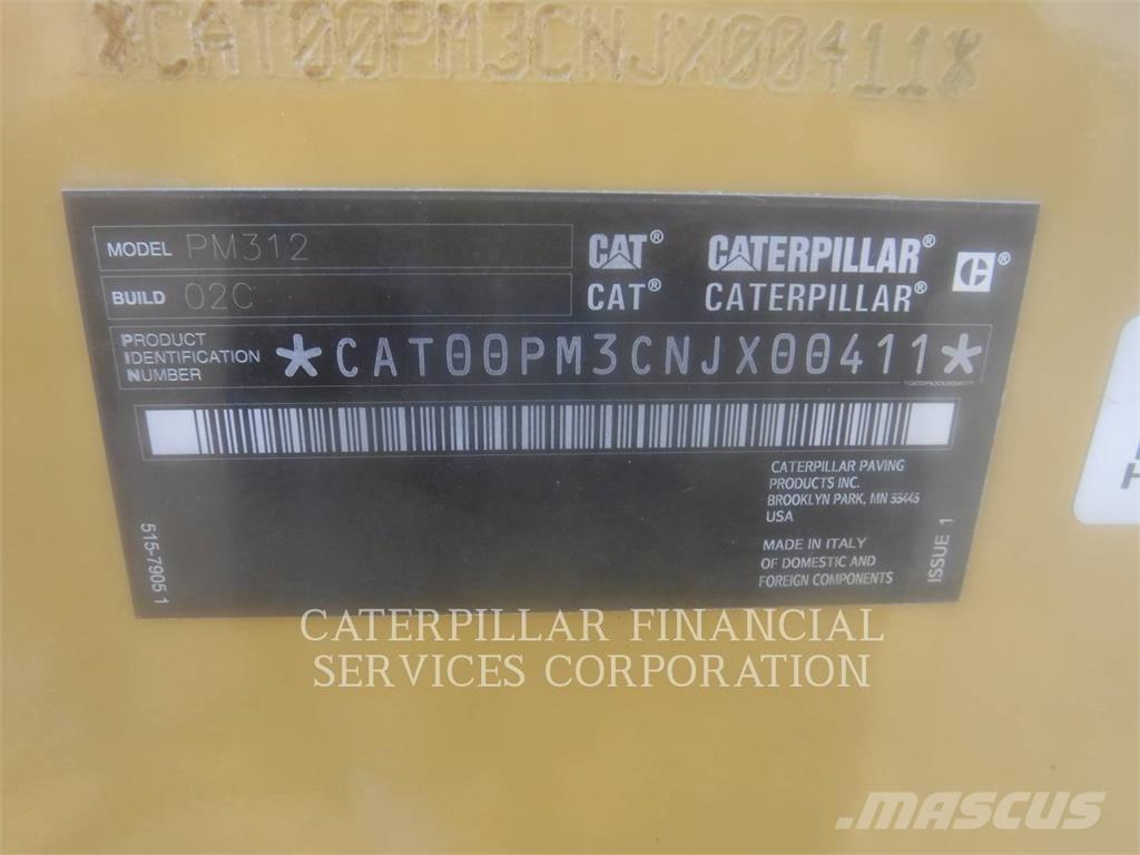 CAT PM312-02 Asfalt-kaldfresere