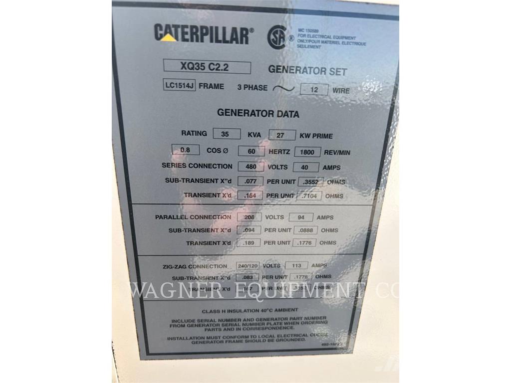 CAT XQ 35 Andre Generatorer
