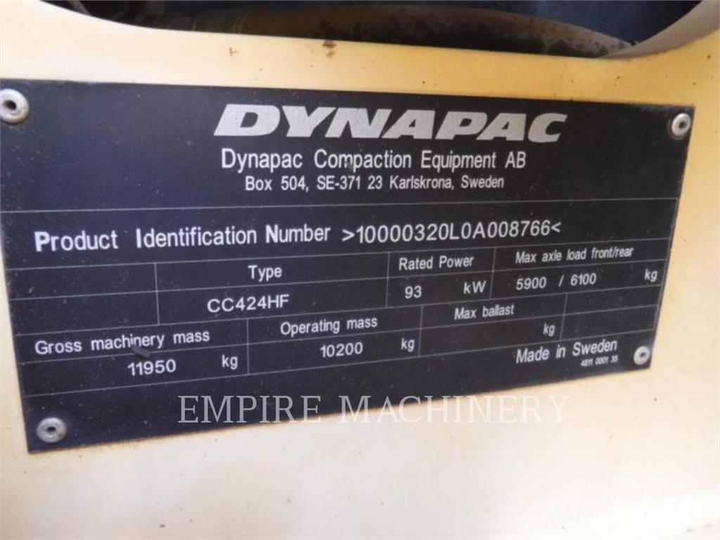 Dynapac CC424HF Tandem Valser