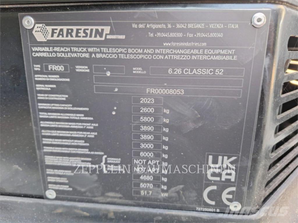 Faresin 6.26 Teleskoplastere