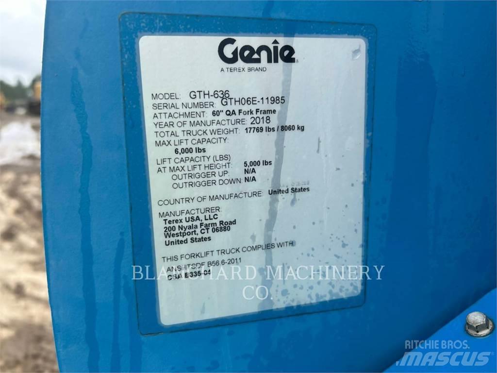 Genie GTH-636 Teleskoplastere
