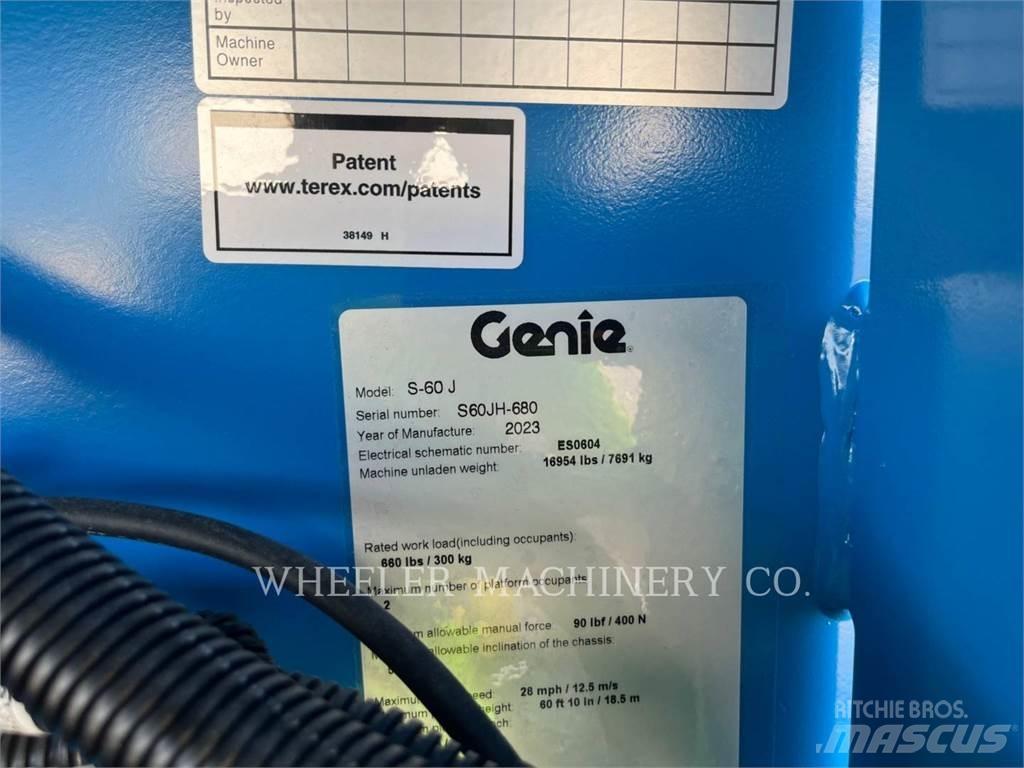 Genie S60J Leddede bomlifter
