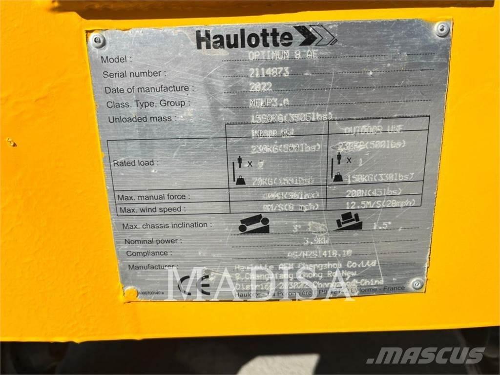 Haulotte OPTIMUM 8 Sakselifter