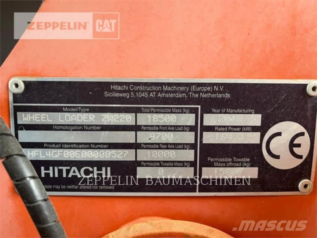 Hitachi ZW220 Hjullastere