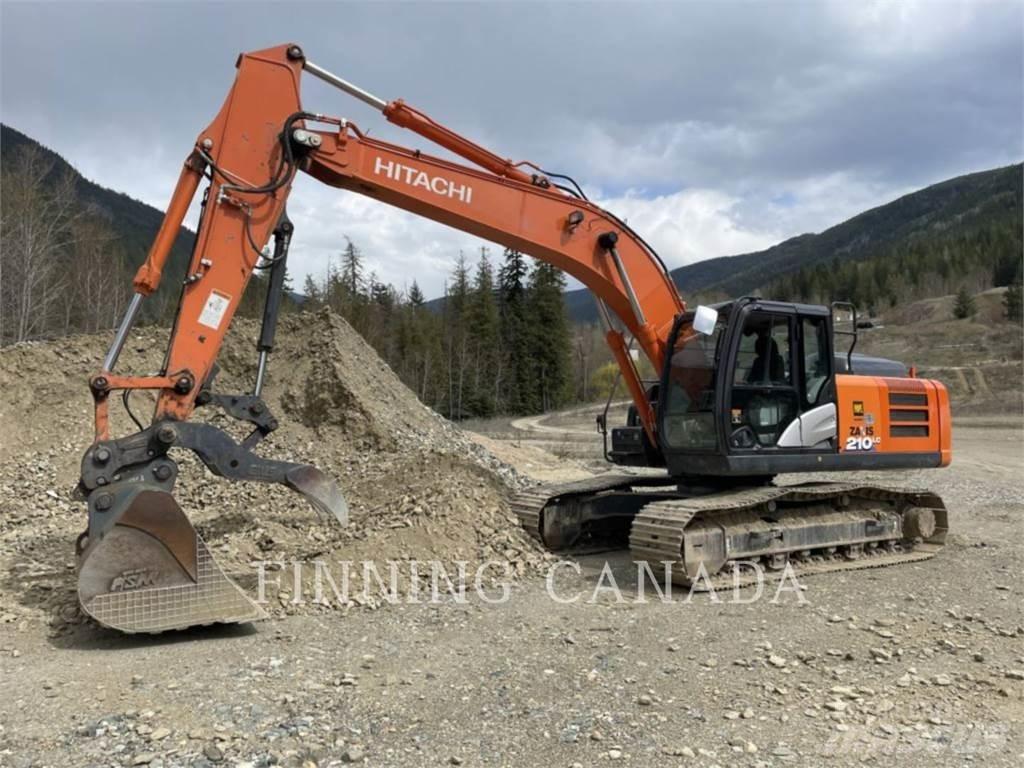 Hitachi ZX210LC Beltegraver