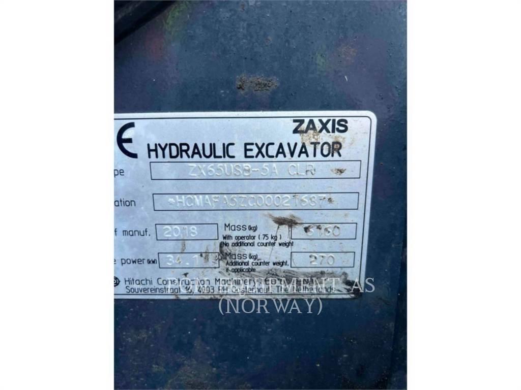 Hitachi ZX65 Beltegraver