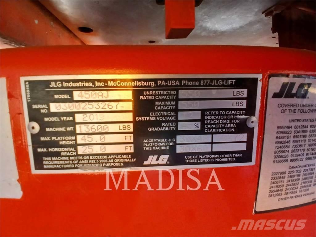 JLG 450AJ 4WD Leddede bomlifter
