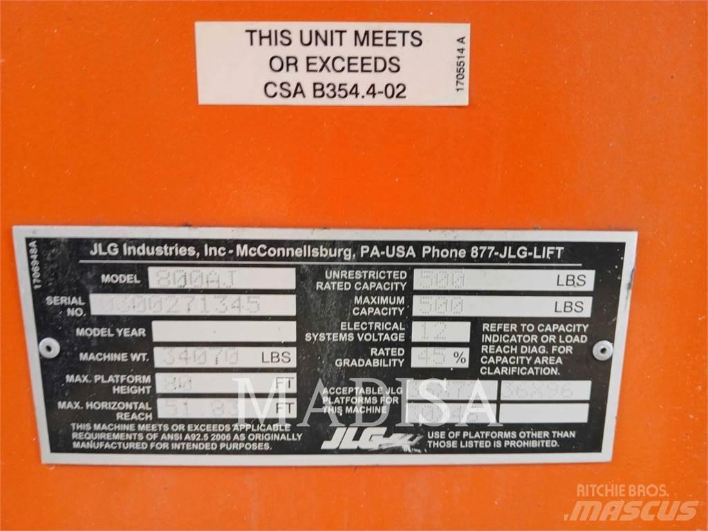 JLG 800 AJ Leddede bomlifter