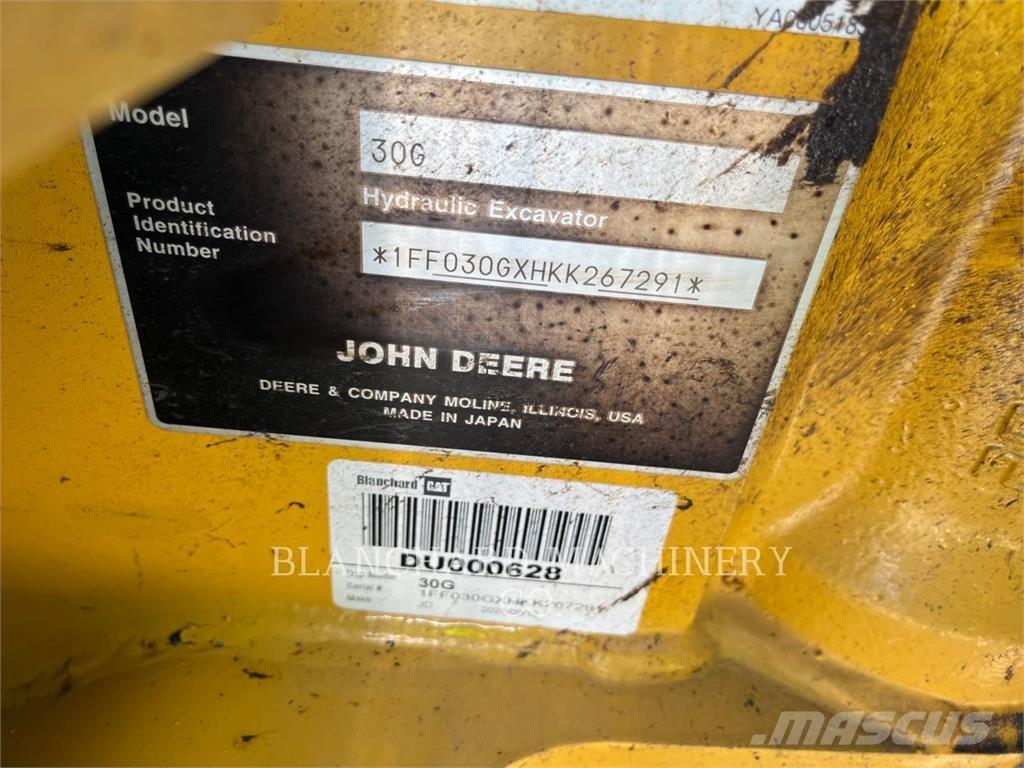 John Deere 30G Beltegraver