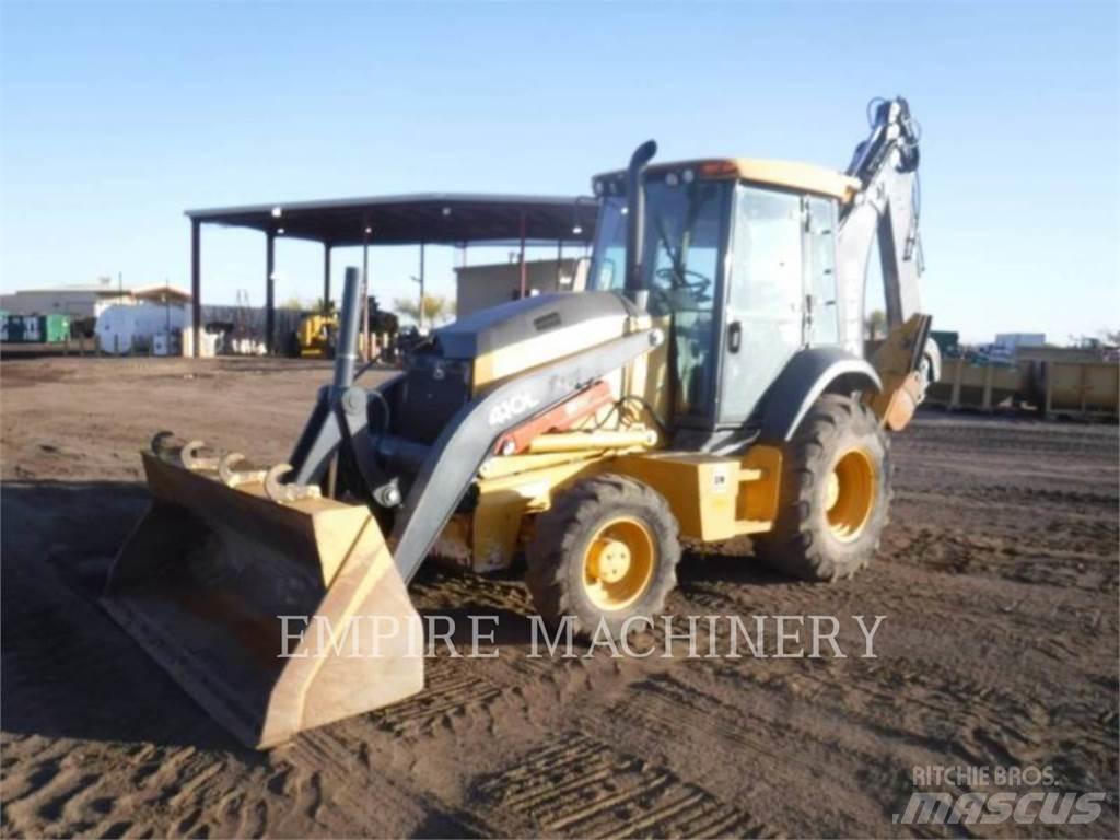 John Deere 410L Traktorgravere