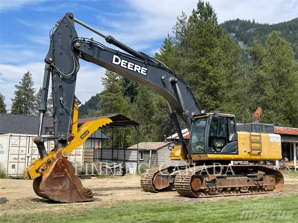 John Deere 470G Beltegraver