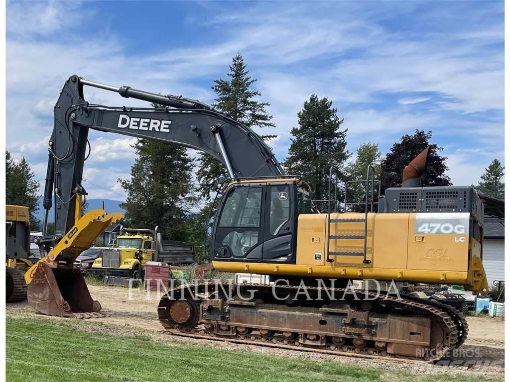 John Deere 470G Beltegraver
