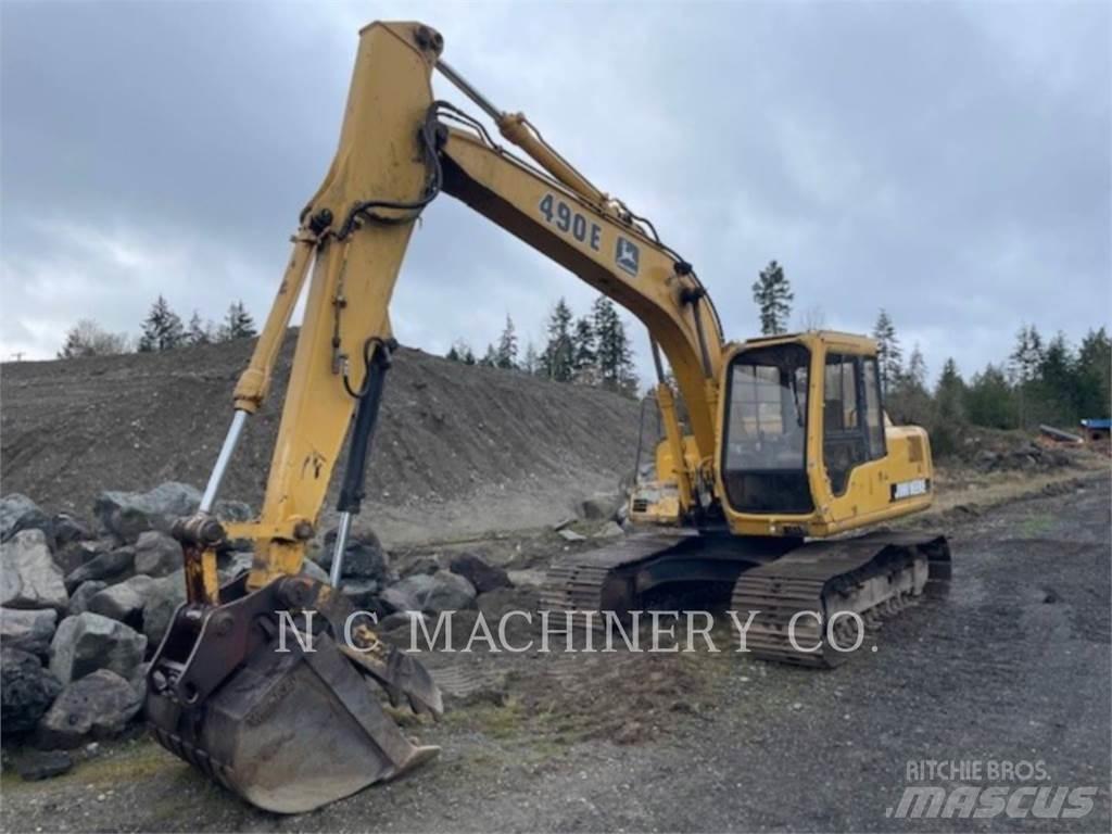 John Deere 490E Beltegraver